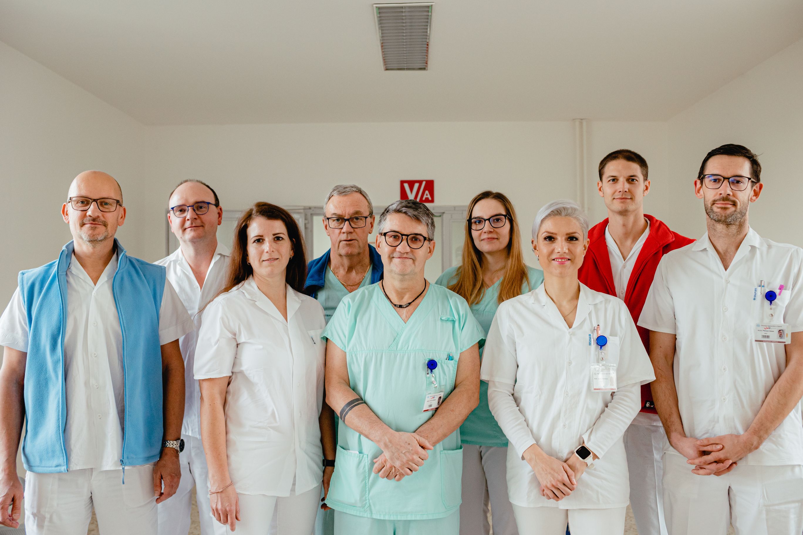 Tým lékařů urologického oddělení SNO